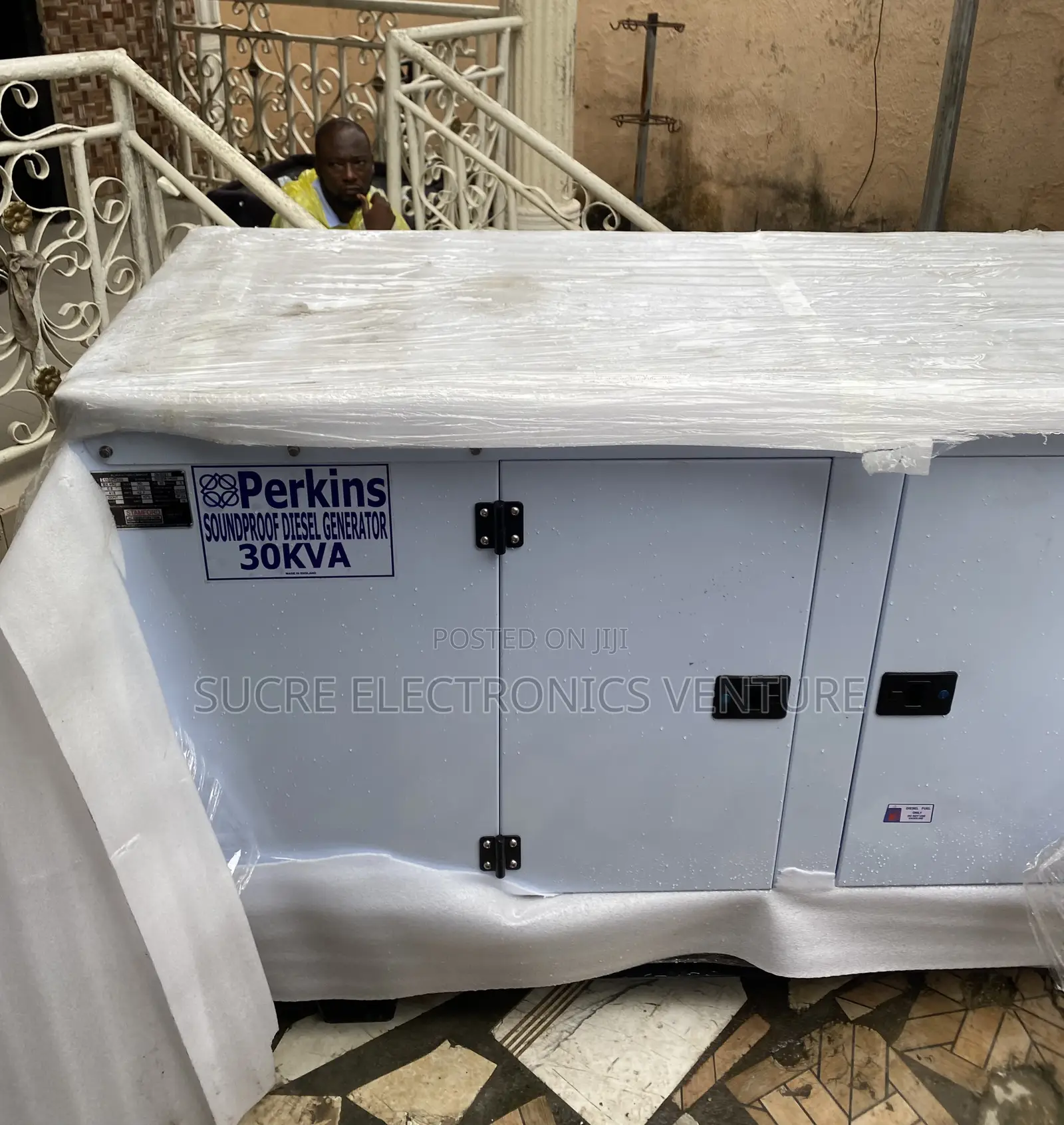 Perkins 30kva Soundproof Generator With Two Years Warranty