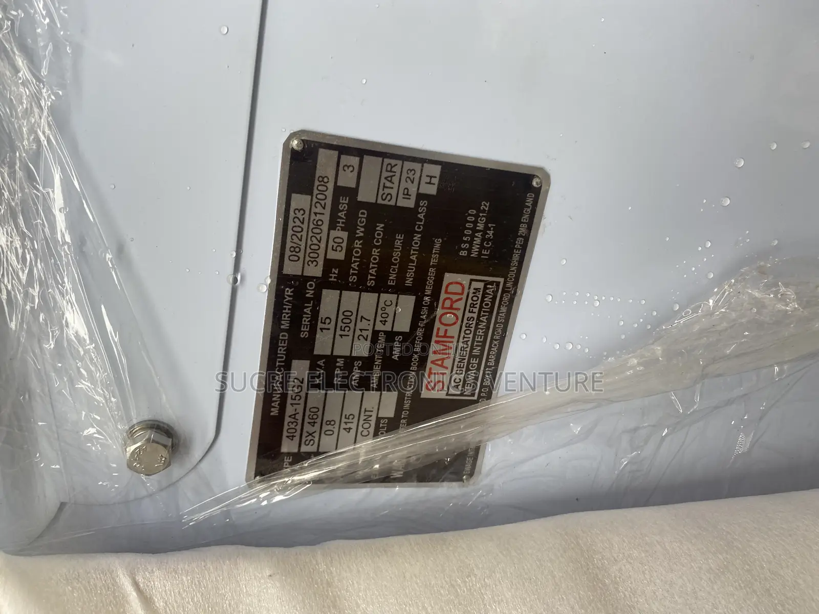 Original 15kva Perkins Soundproof Generator