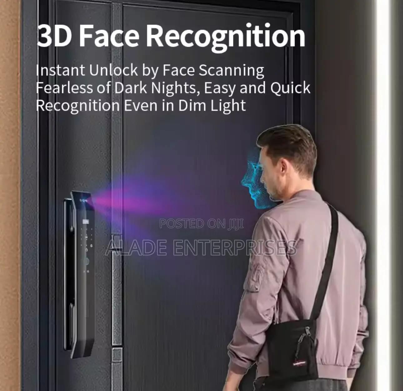 3D Camera Intelligent Fingerprint Password Biometric Key