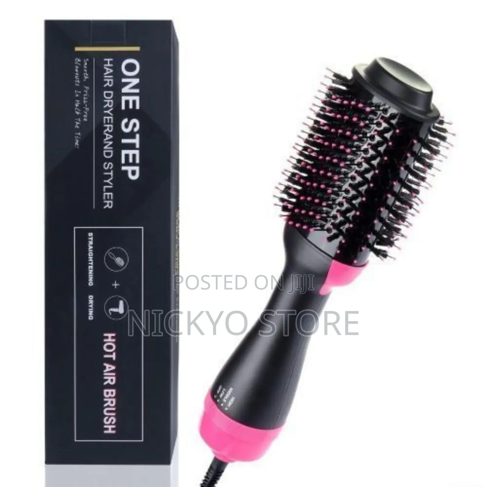 Hair Dryer Brush 2 In 1 Electric Hair Straightener Curler