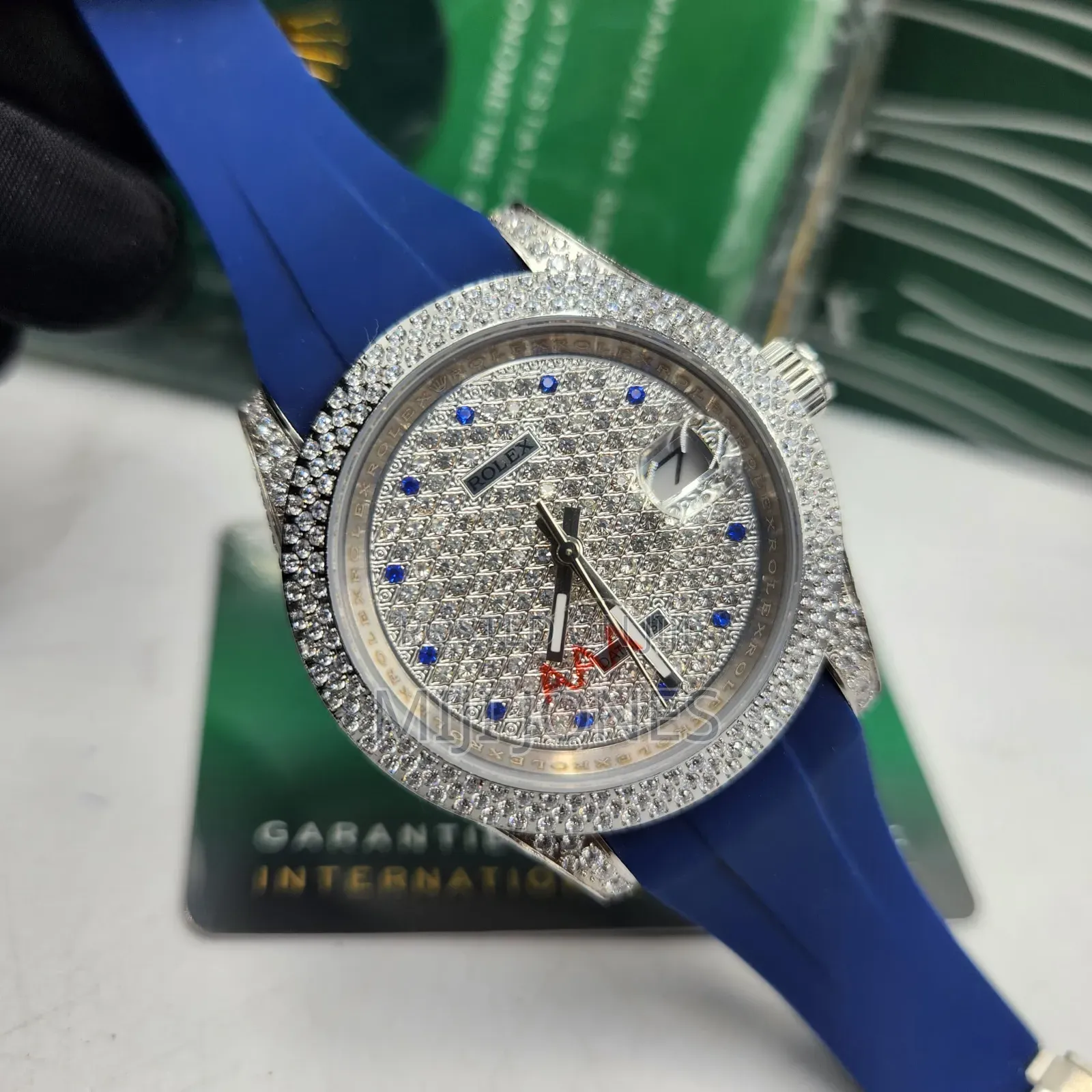 Rolex Date Just Blue Strap