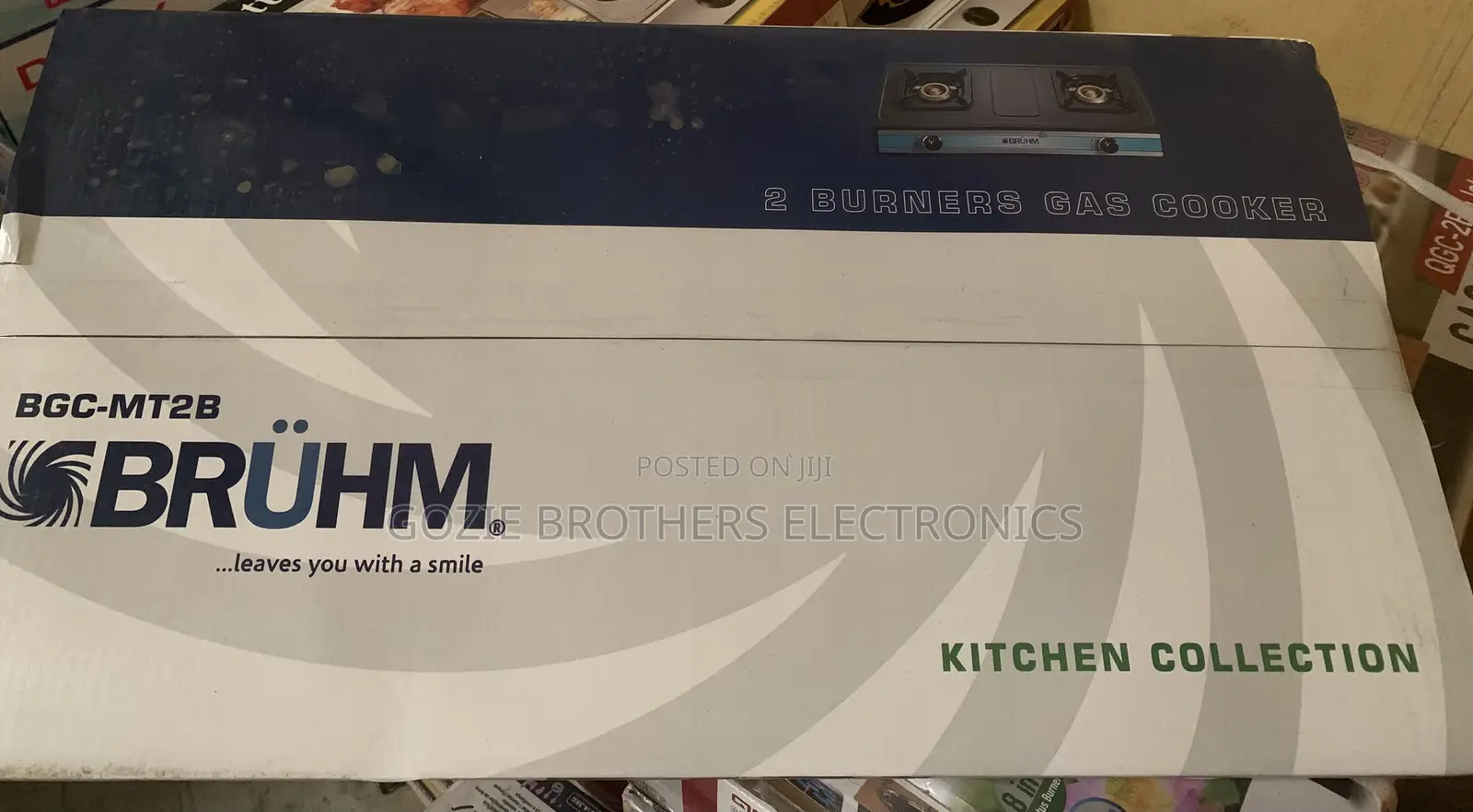 Bruhm 2 Burner Stainless Steel Gas Cooker