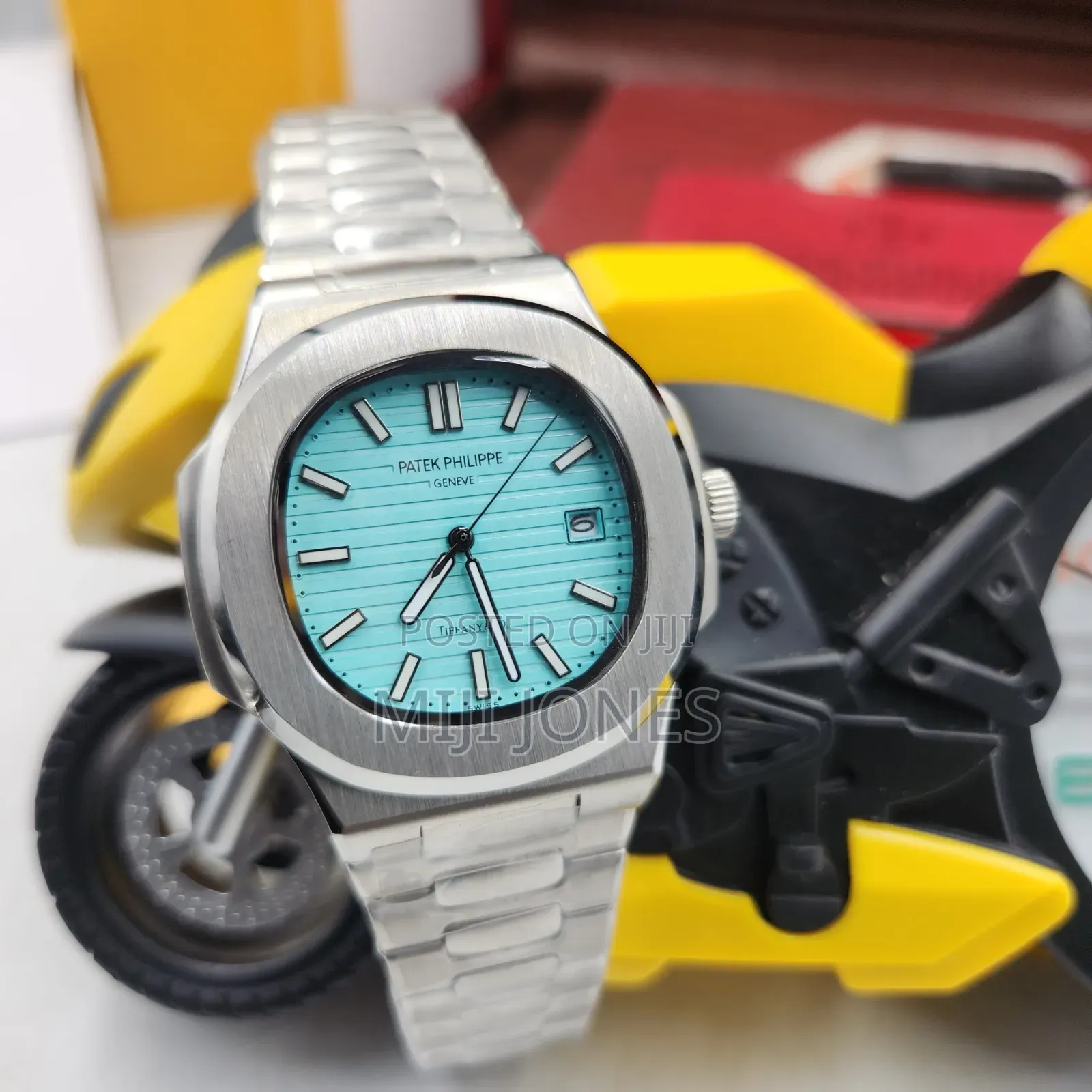 "Patek Philippe Tiffany Inspired Blue Dial Watch"