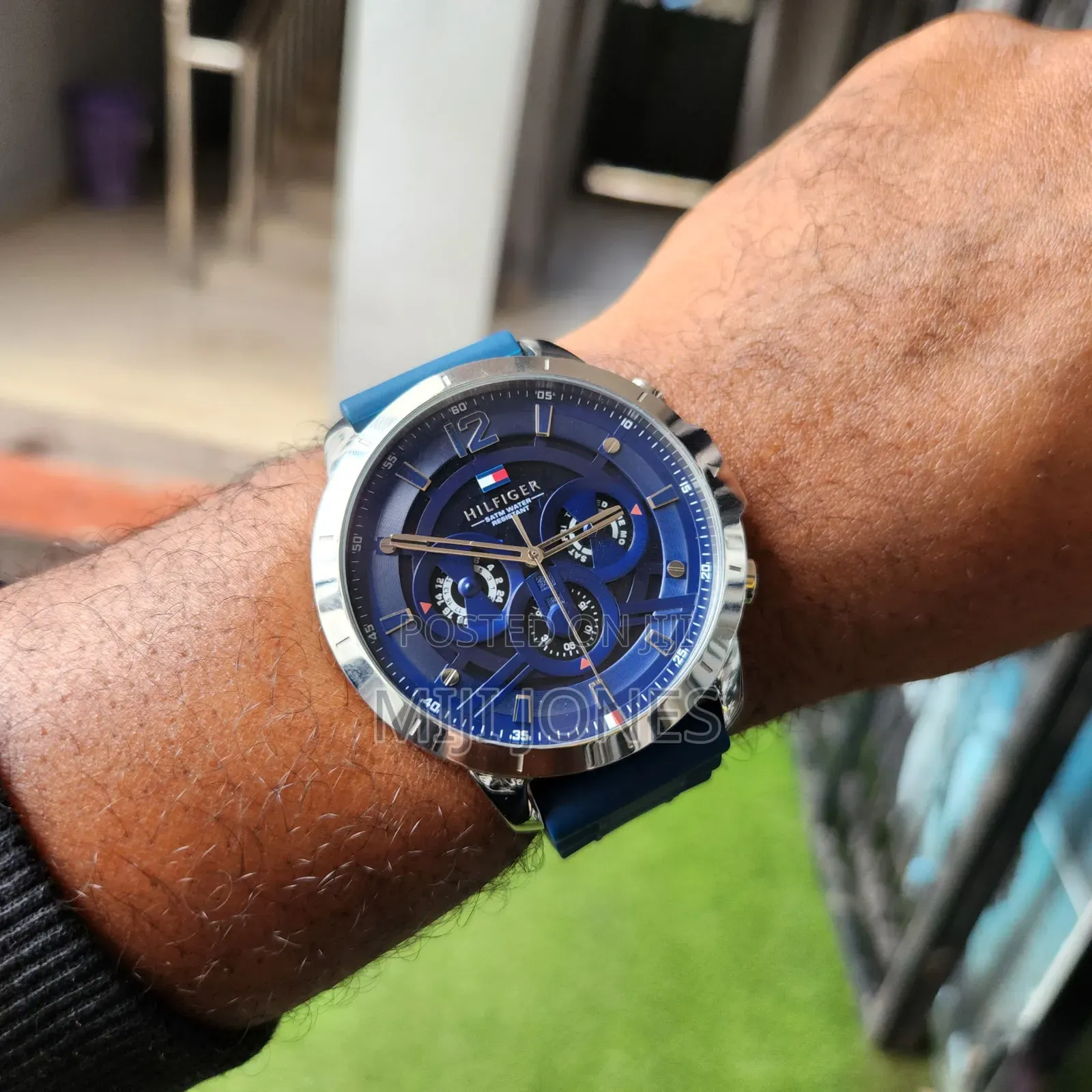 Hilfiger Blue Chrono Watch
