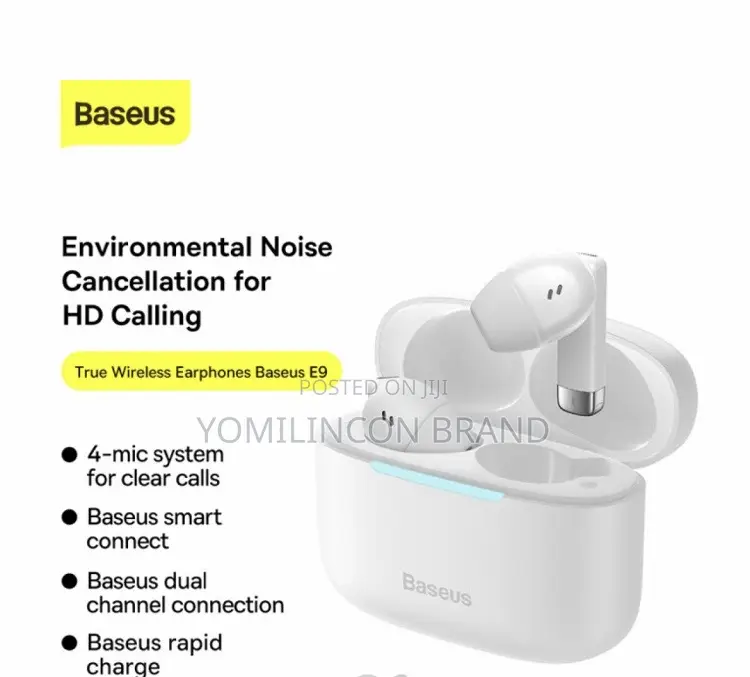 Baseus True Wireless Earphones Bowie E9 White
