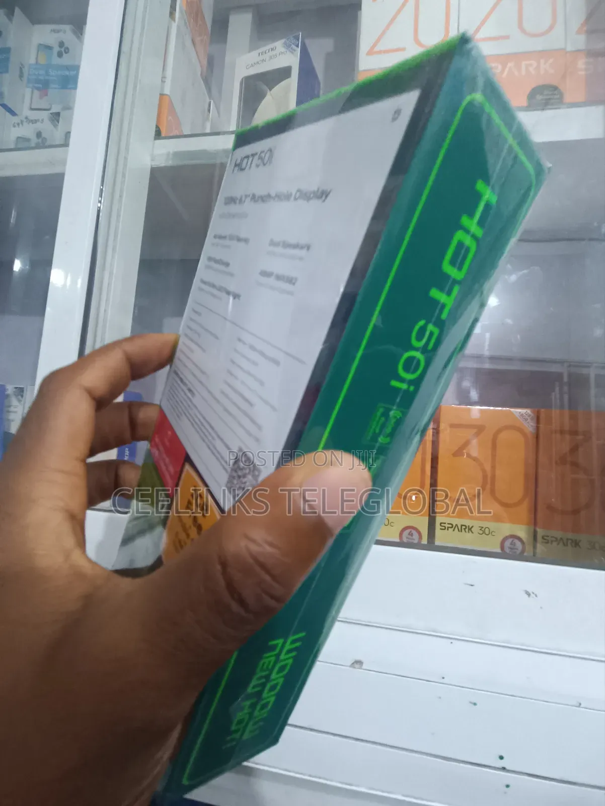 New Infinix Hot 50i 128 GB Black