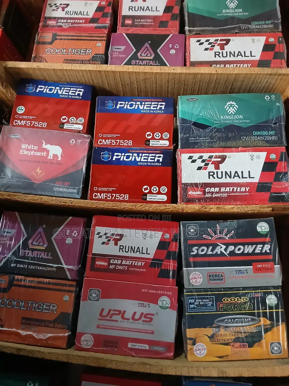 Car Battery 75ah With 2years Warranty