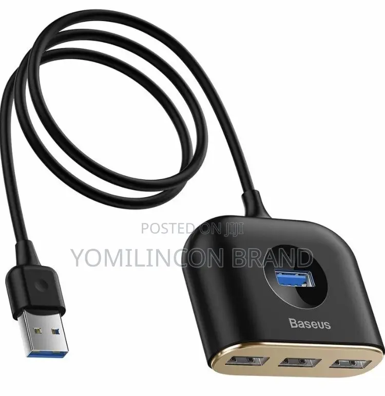 Baseus Square Round 4 in 1 USB HUB Adapter