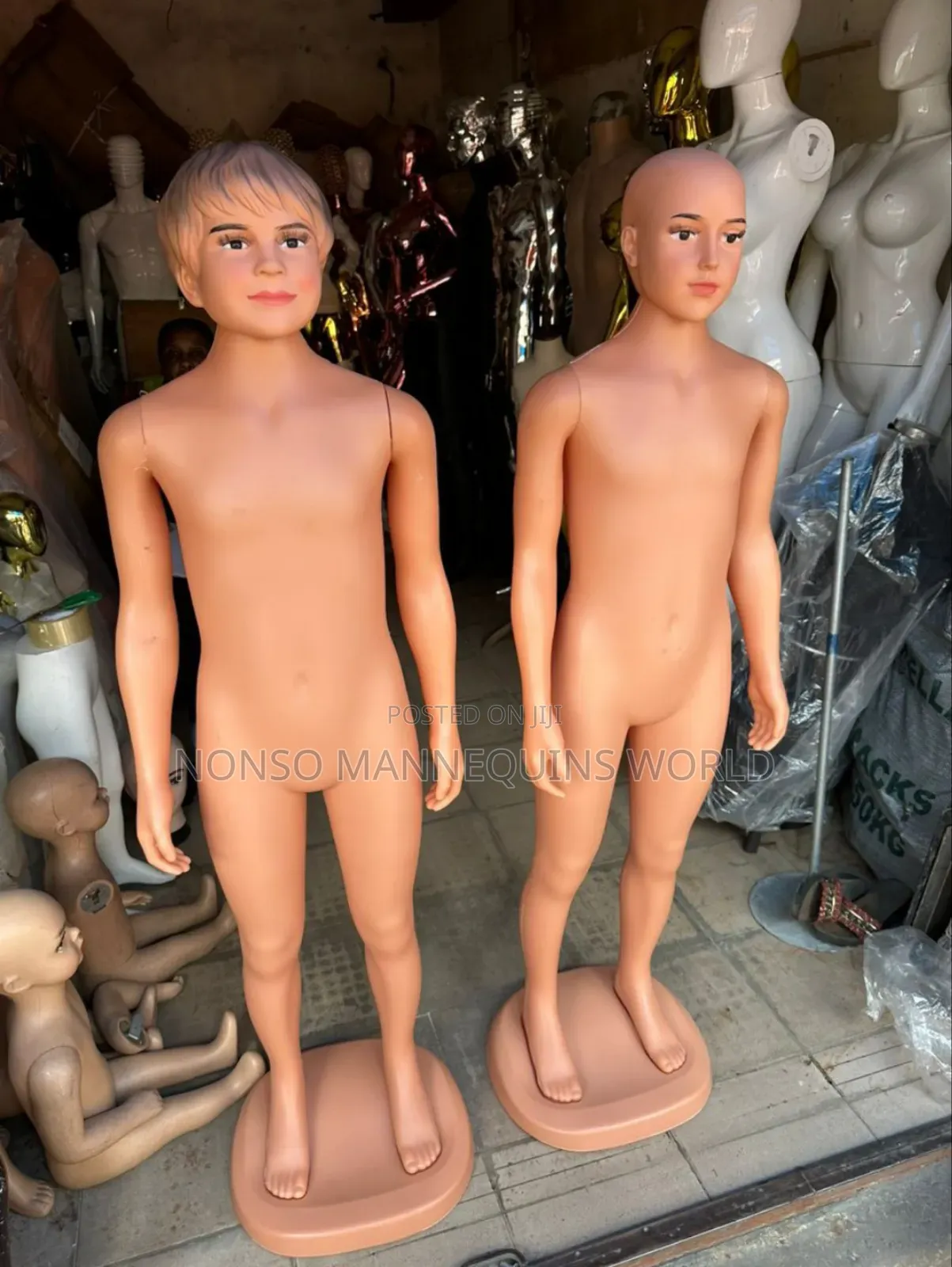 Plastic Unisex Teenage Kids Mannequin