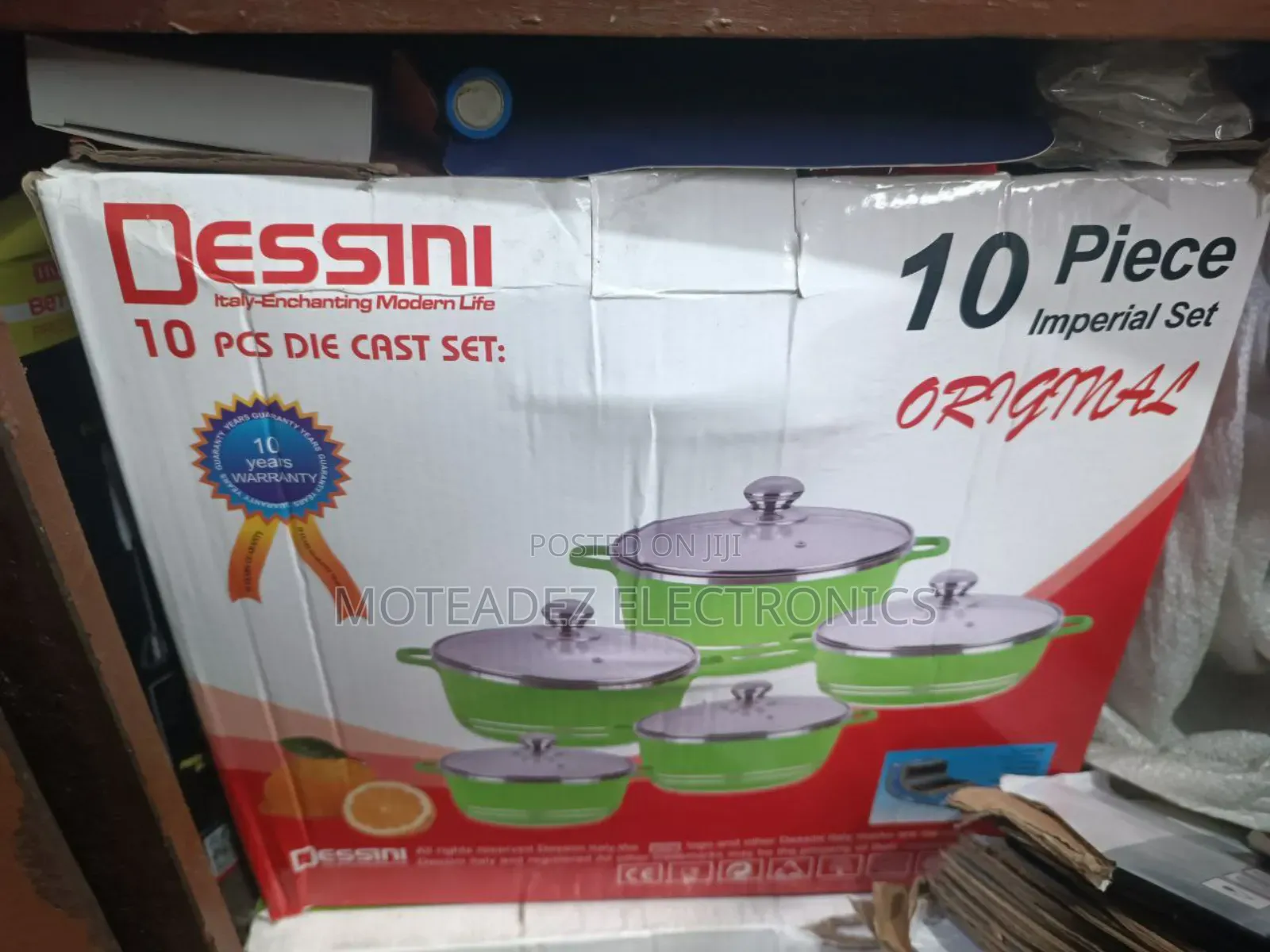 Dessini 10pcs Imperial Die Cast Non-Stick Cookware Sets
