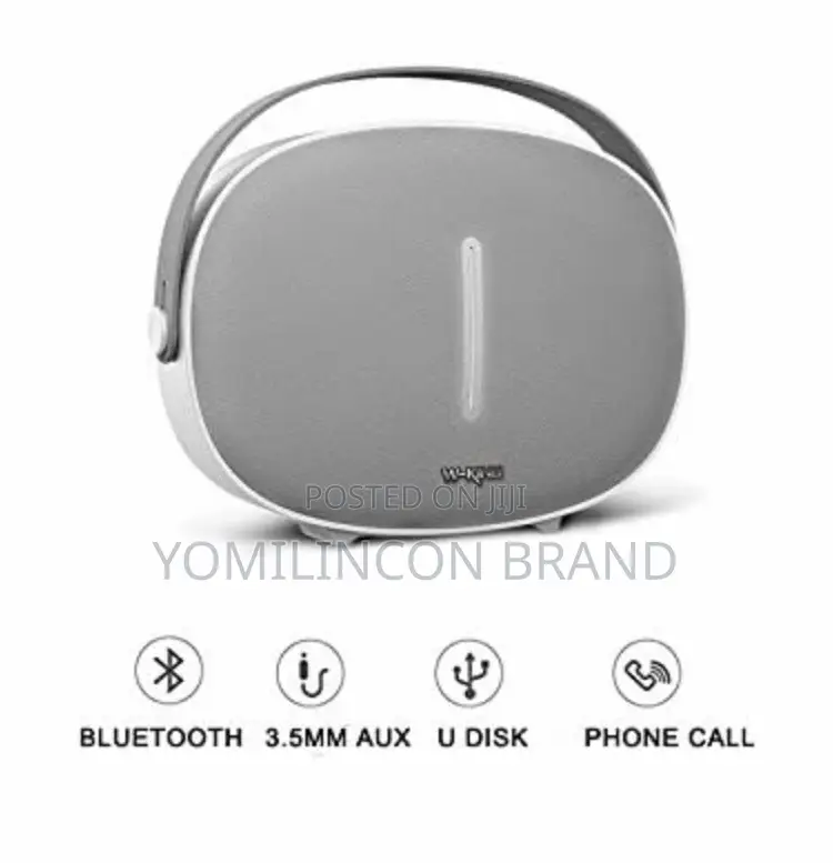 W-King - T8 Sub Woofer 30W Portable Bluetooth Speaker White