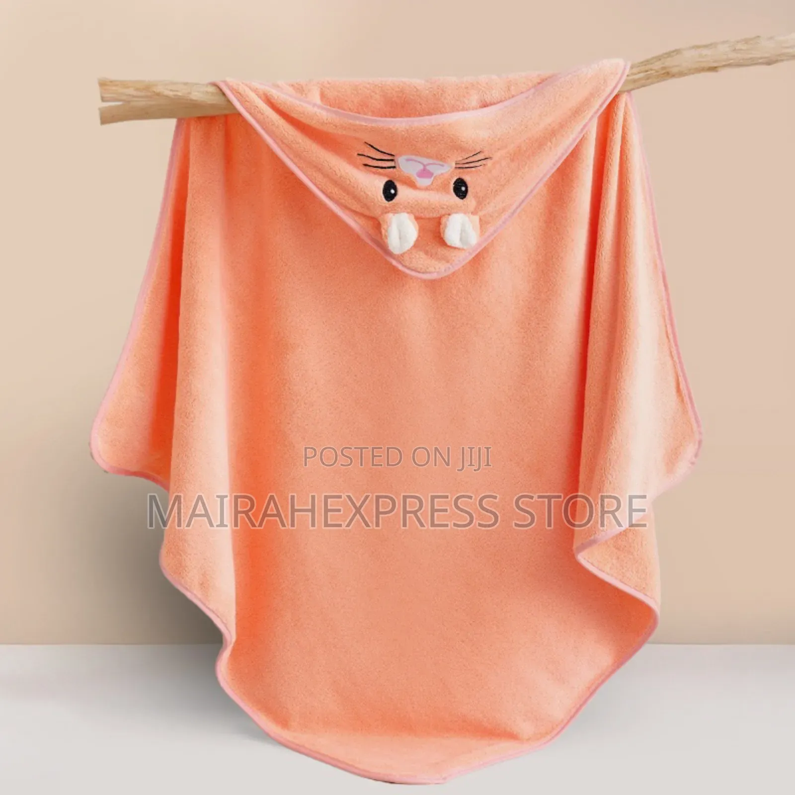 Hooded Baby Towel Newborn Cover-Up Flannel (0 – 3yrs)