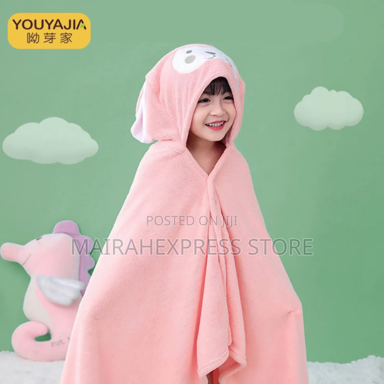 Hooded Baby Towel Newborn Cover-Up Flannel (0 – 3yrs)