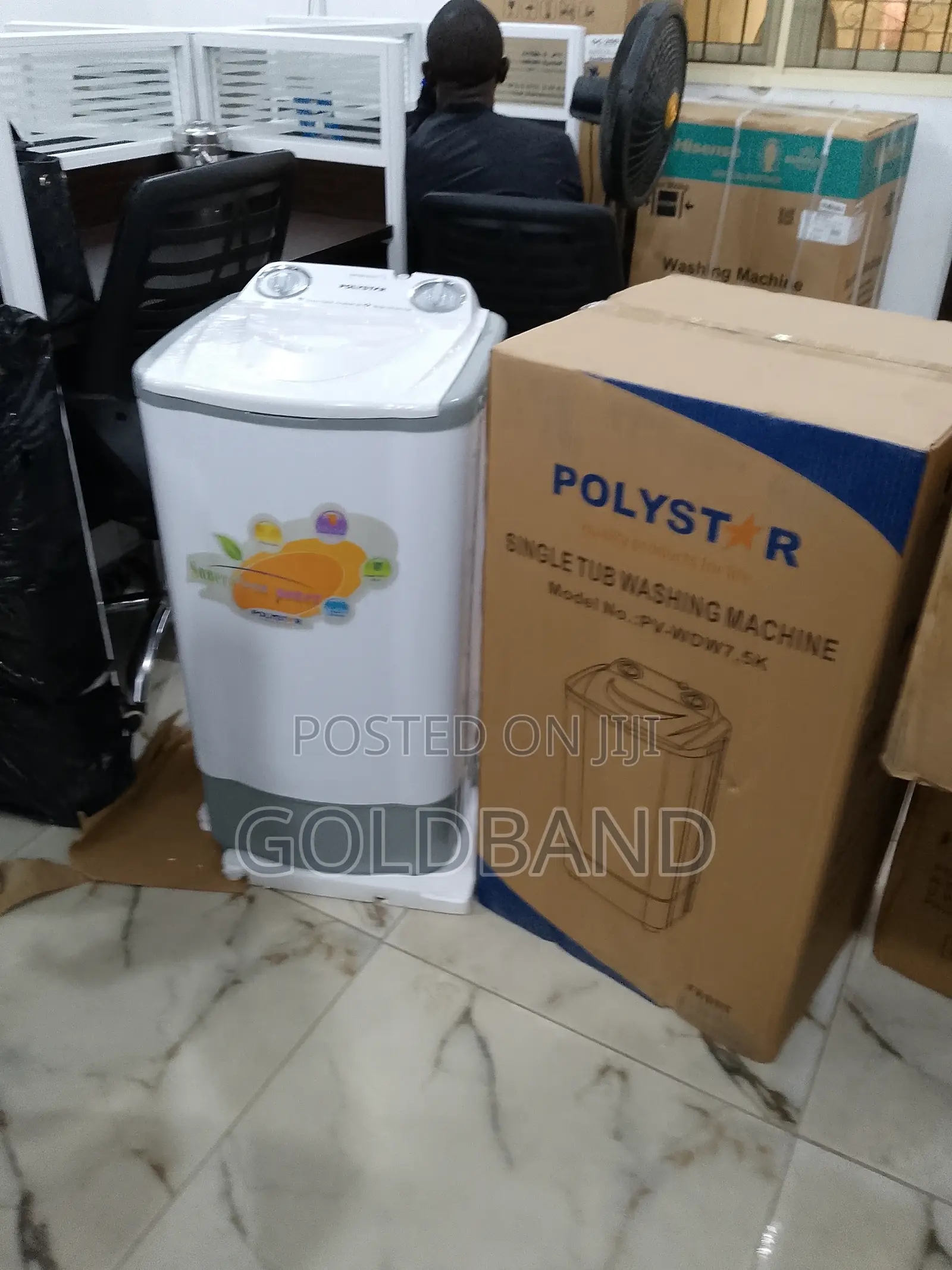Elite Laundry 7.5kg Polystar Single Tub Washing Machine