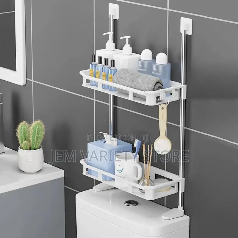 Quality 2-Step Toilet/Bathroom Organizer