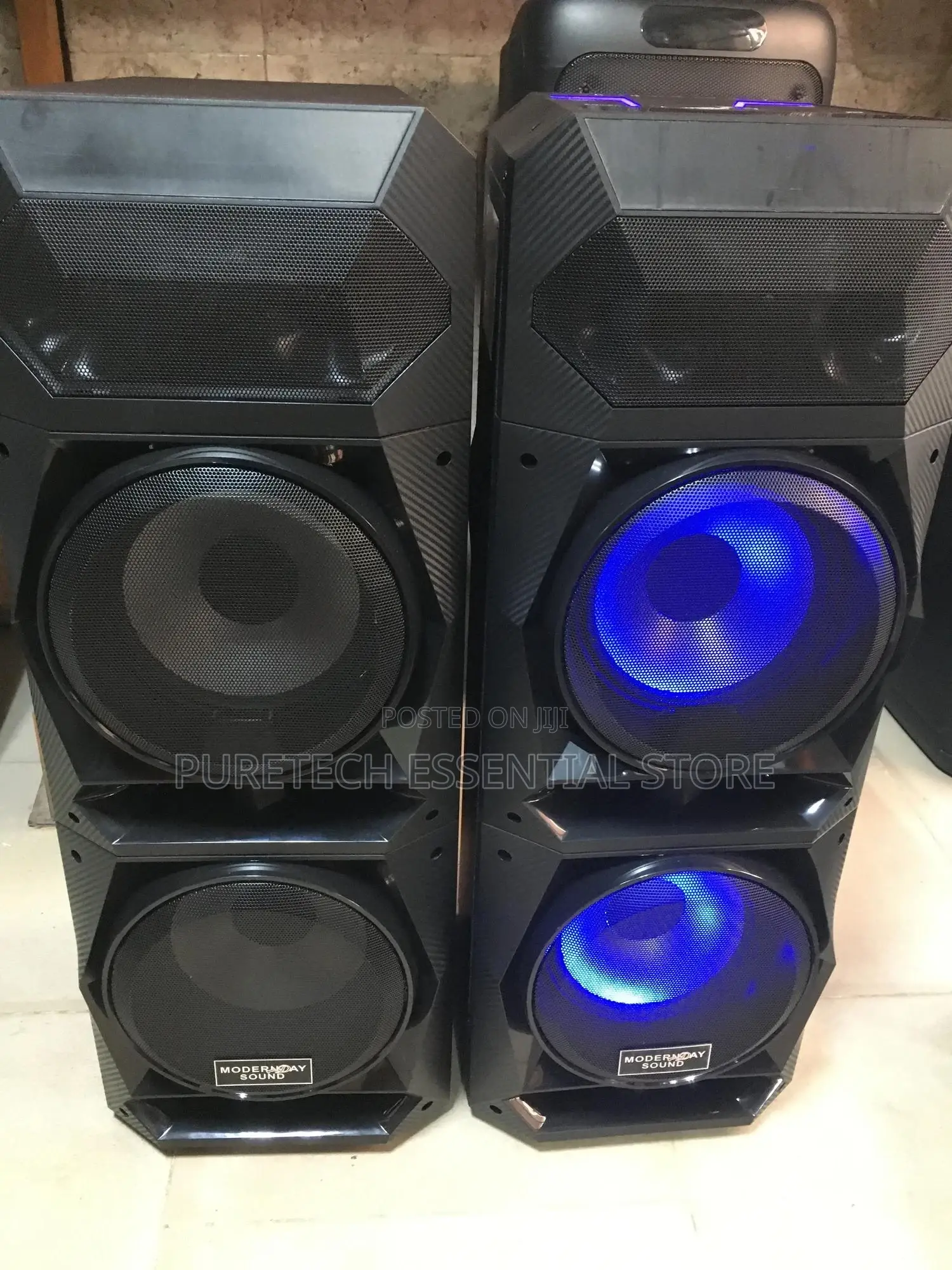 Modern Day Twin Rechargeable Party Speaker