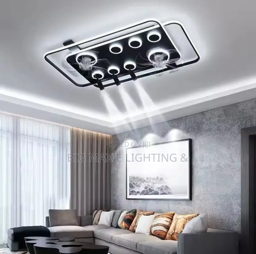 Modern Multi Purpose Living Room Fan Chandelier