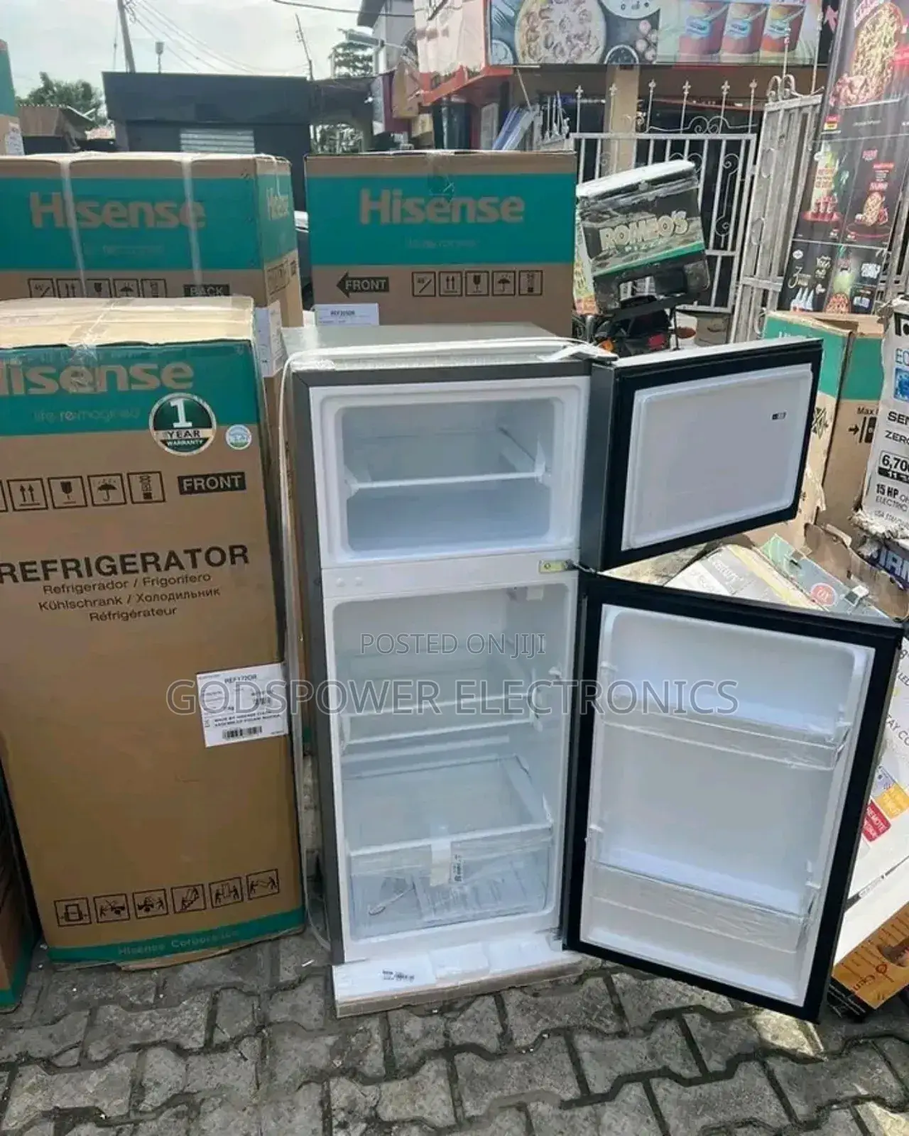 Hisense 172 Litters Double Door Fridge Refrigerator
