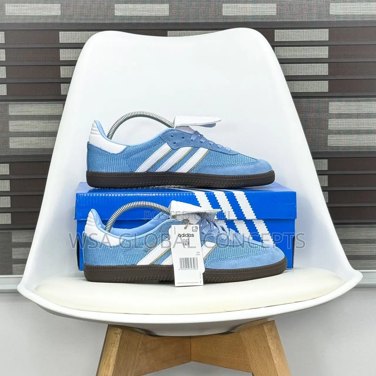 Adidas Samba Lt Blue Burst