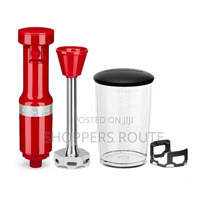 Kitchenaid Classic Variable Speed Corded Hand Blender. Red