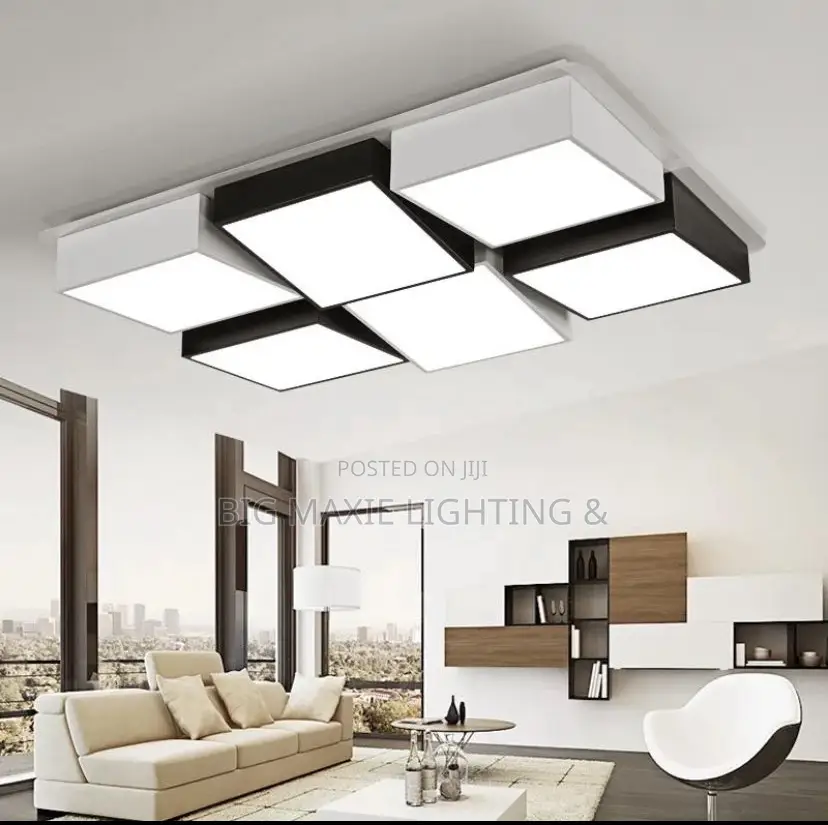 Modern Luxury Square Shape Living Room Chandelier