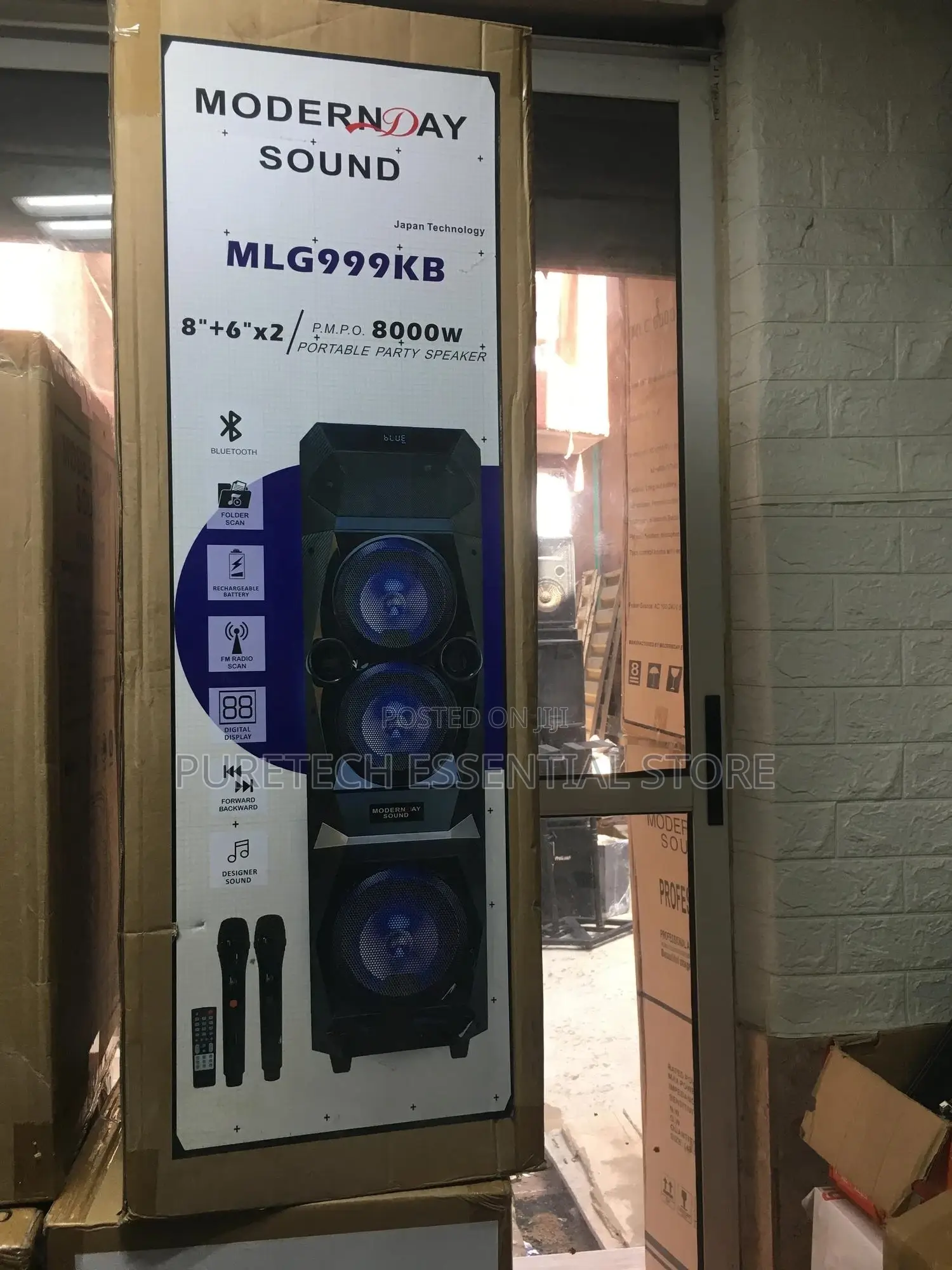 Modern Day Sound Potable Single Party Speaker Mlg999gk