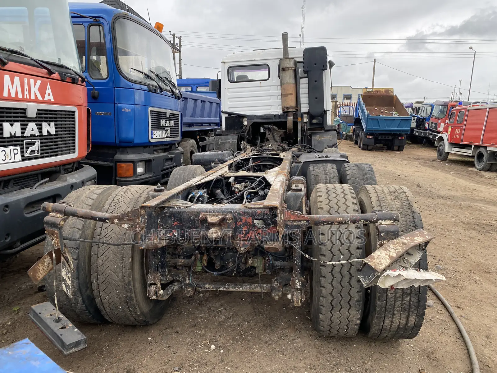 Man Diesel Truck Head - 12tyres [Cab Chassis]