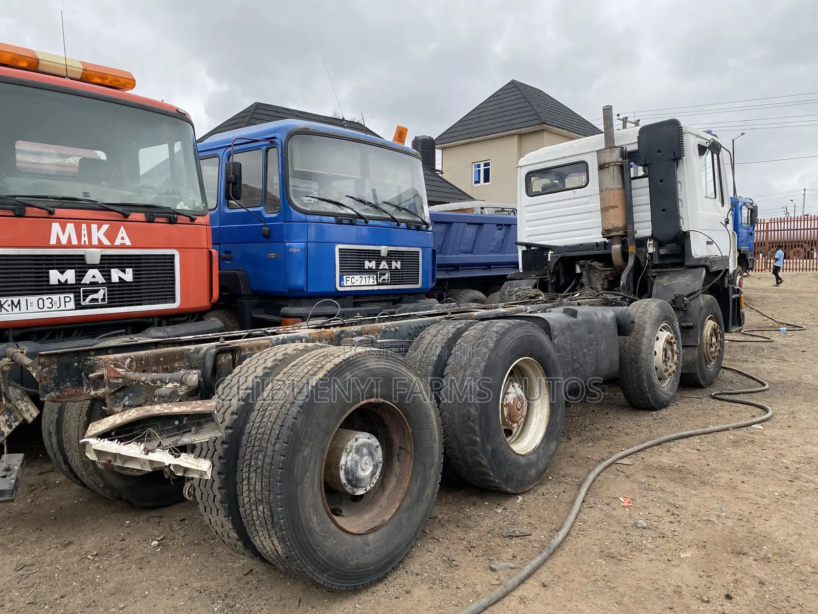 Man Diesel Truck Head - 12tyres [Cab Chassis]