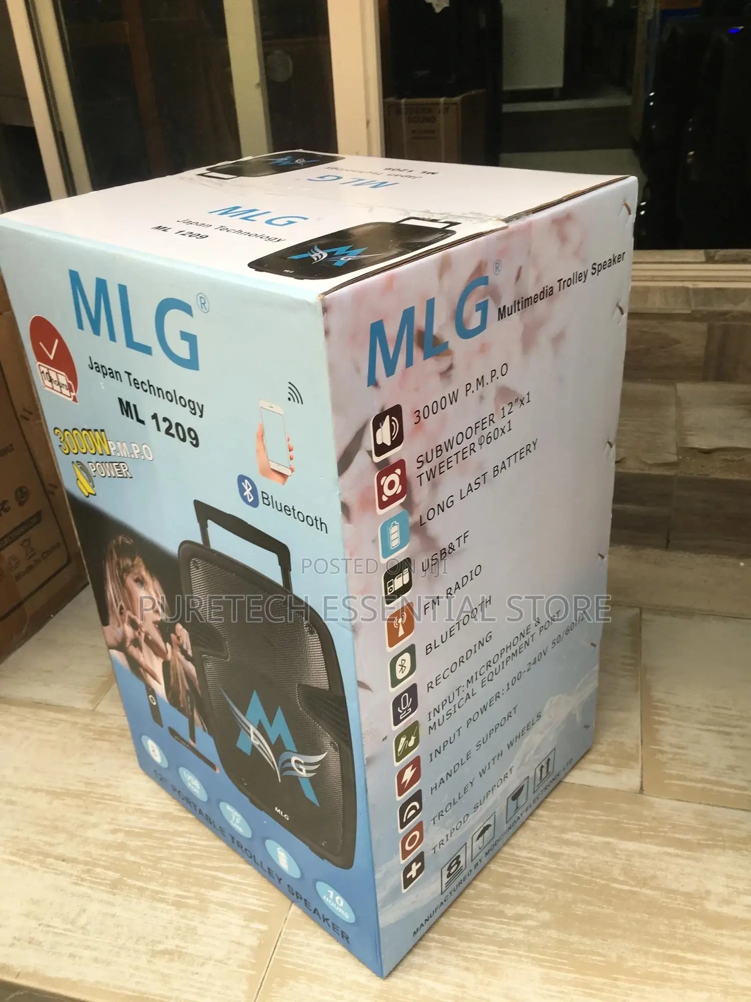 New 12 Inches Potable Trolley Speaker MLG