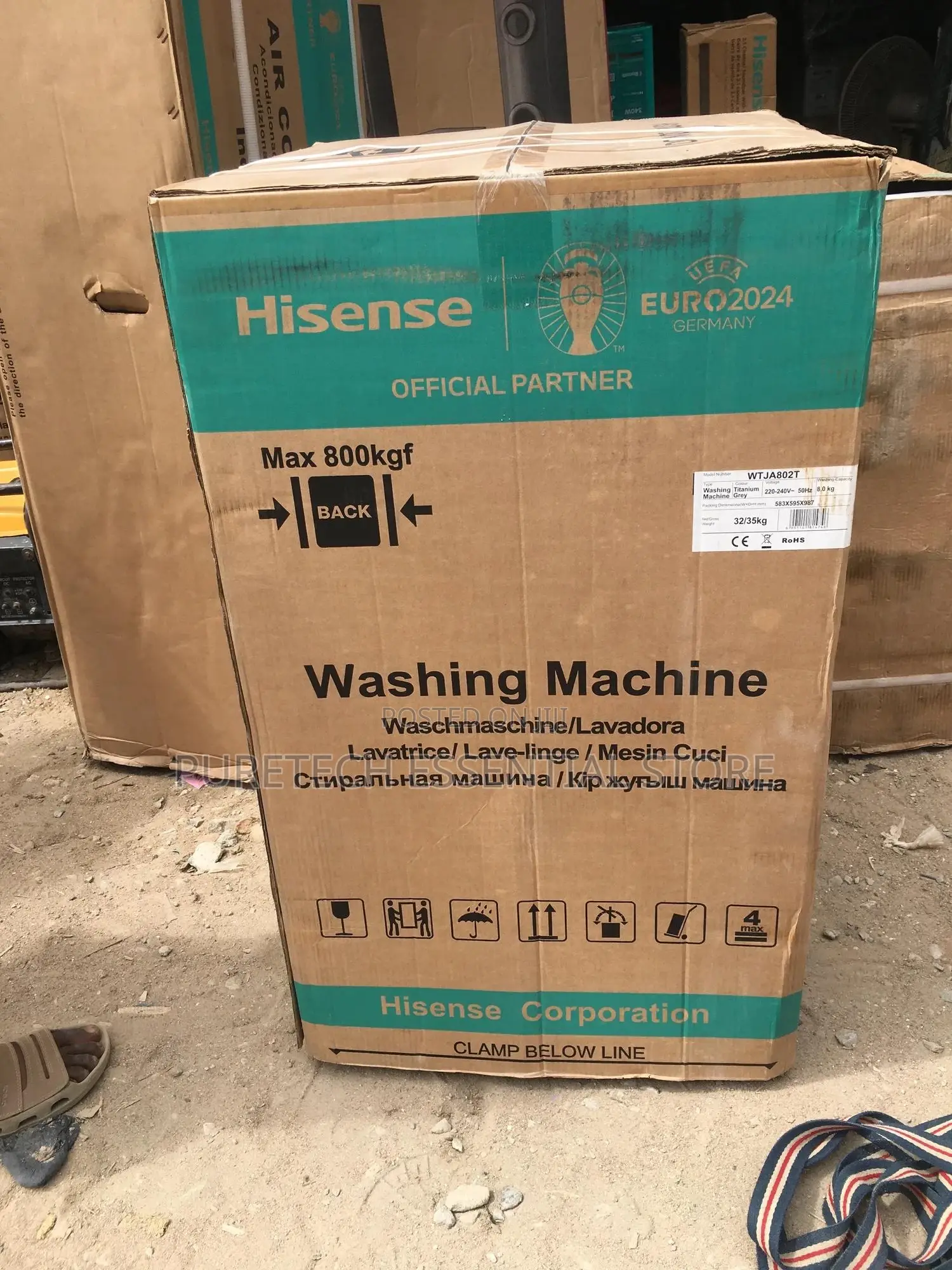Original Hisense 12kg Automatic Wash and Dry Washin Machine