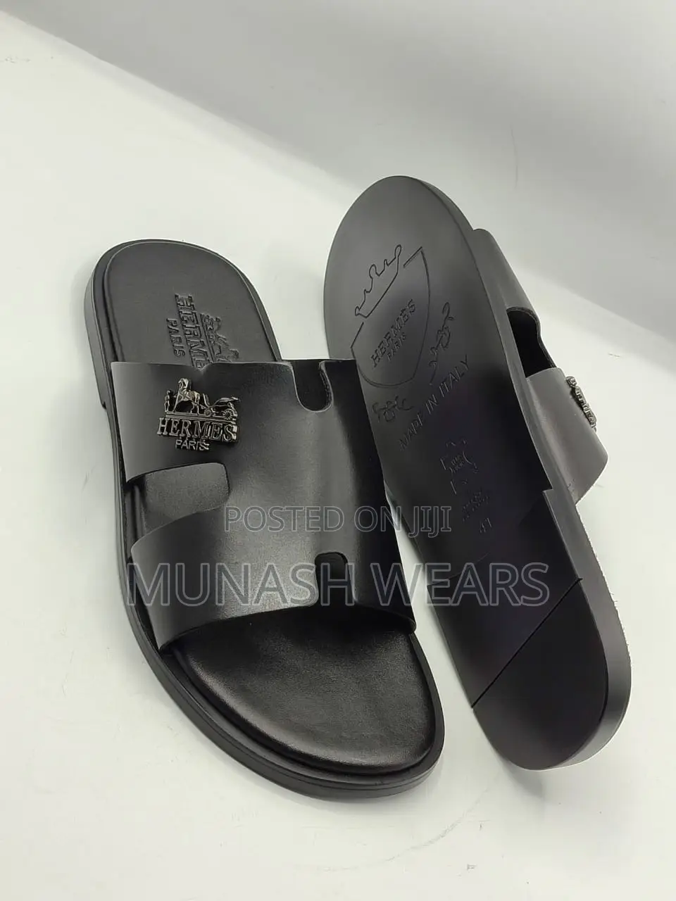 Original Italian Leather Slipers and Sandal 40-47,
