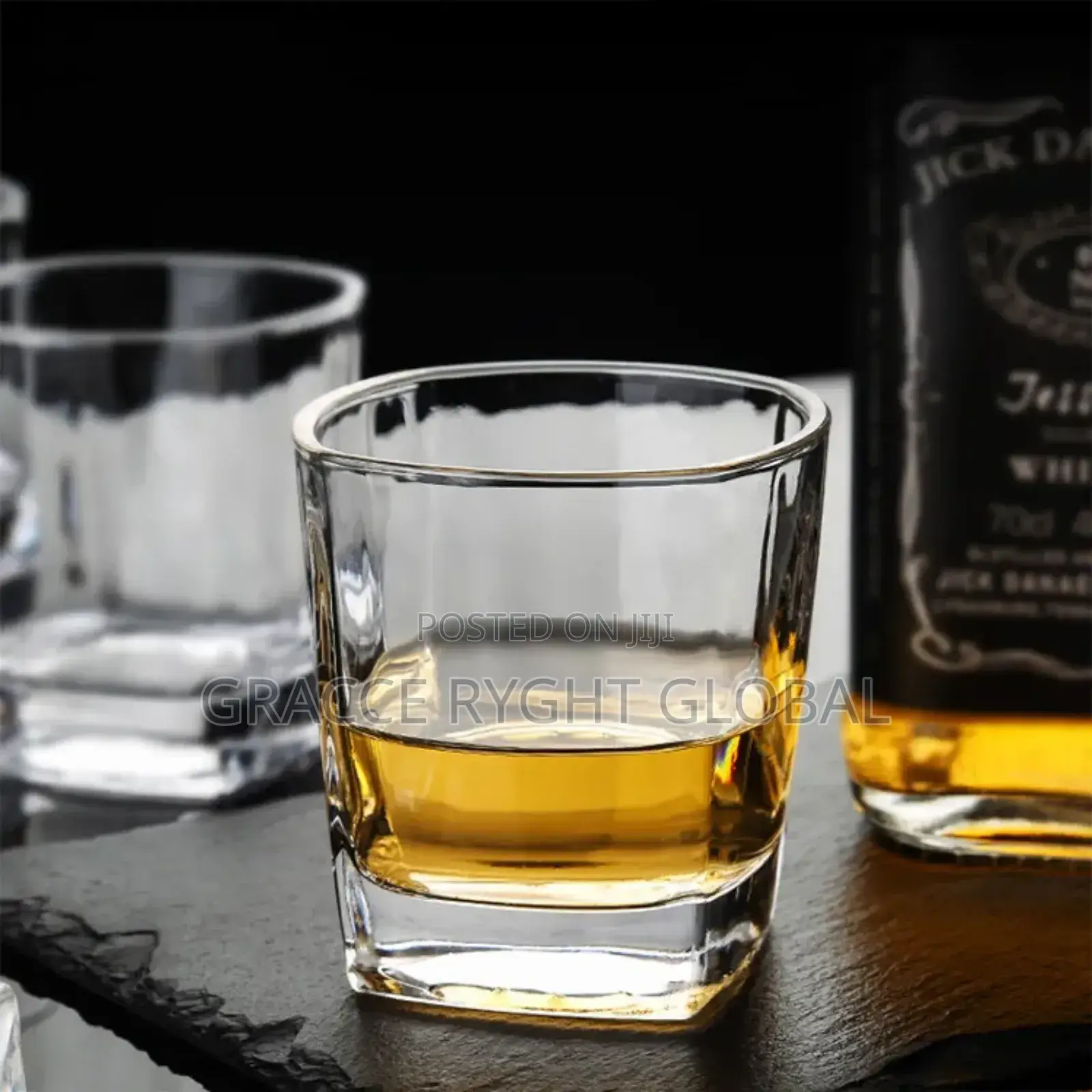 Square Shaped Whiskey Glass