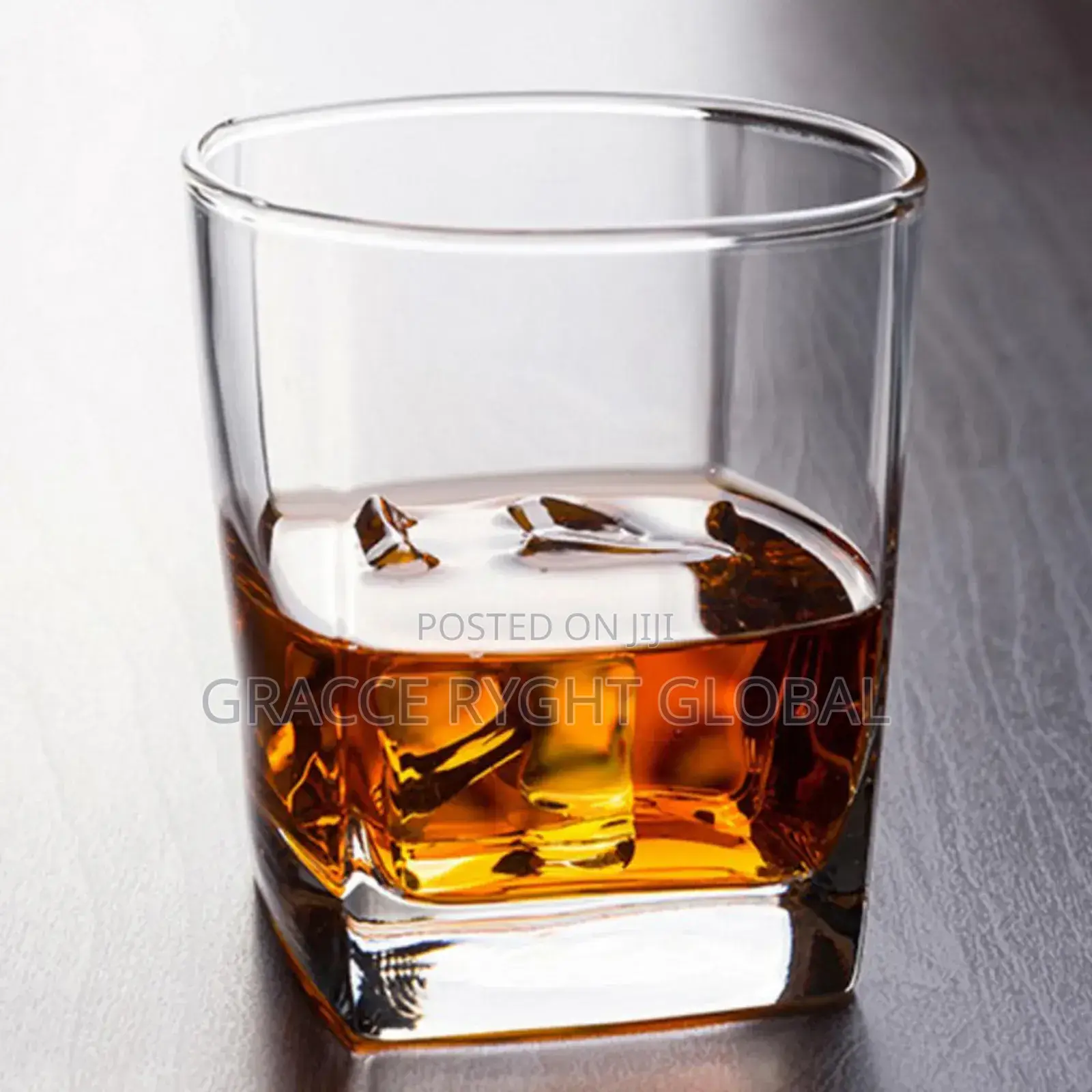 Square Shaped Whiskey Glass