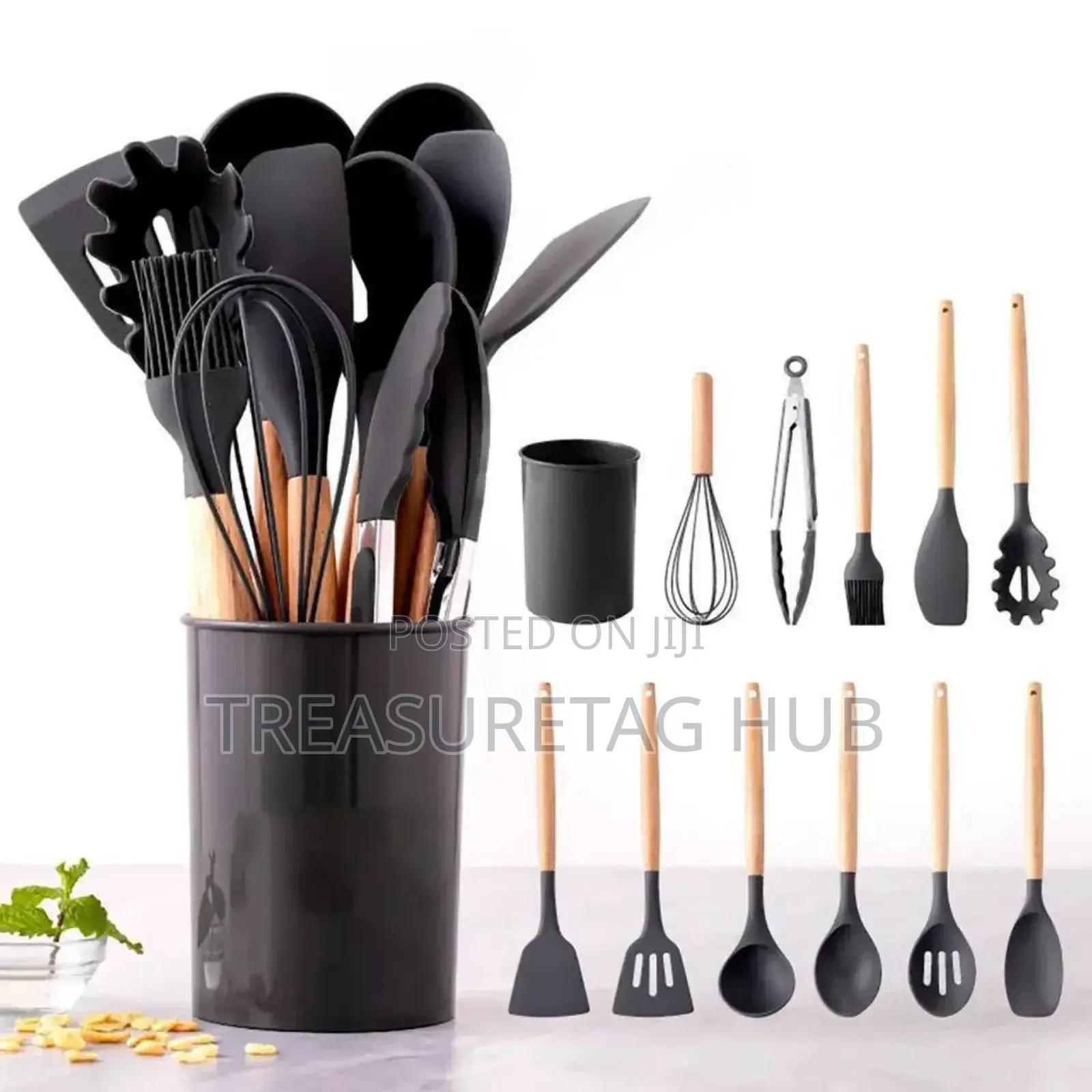 Strong Silicone Set of Spoons