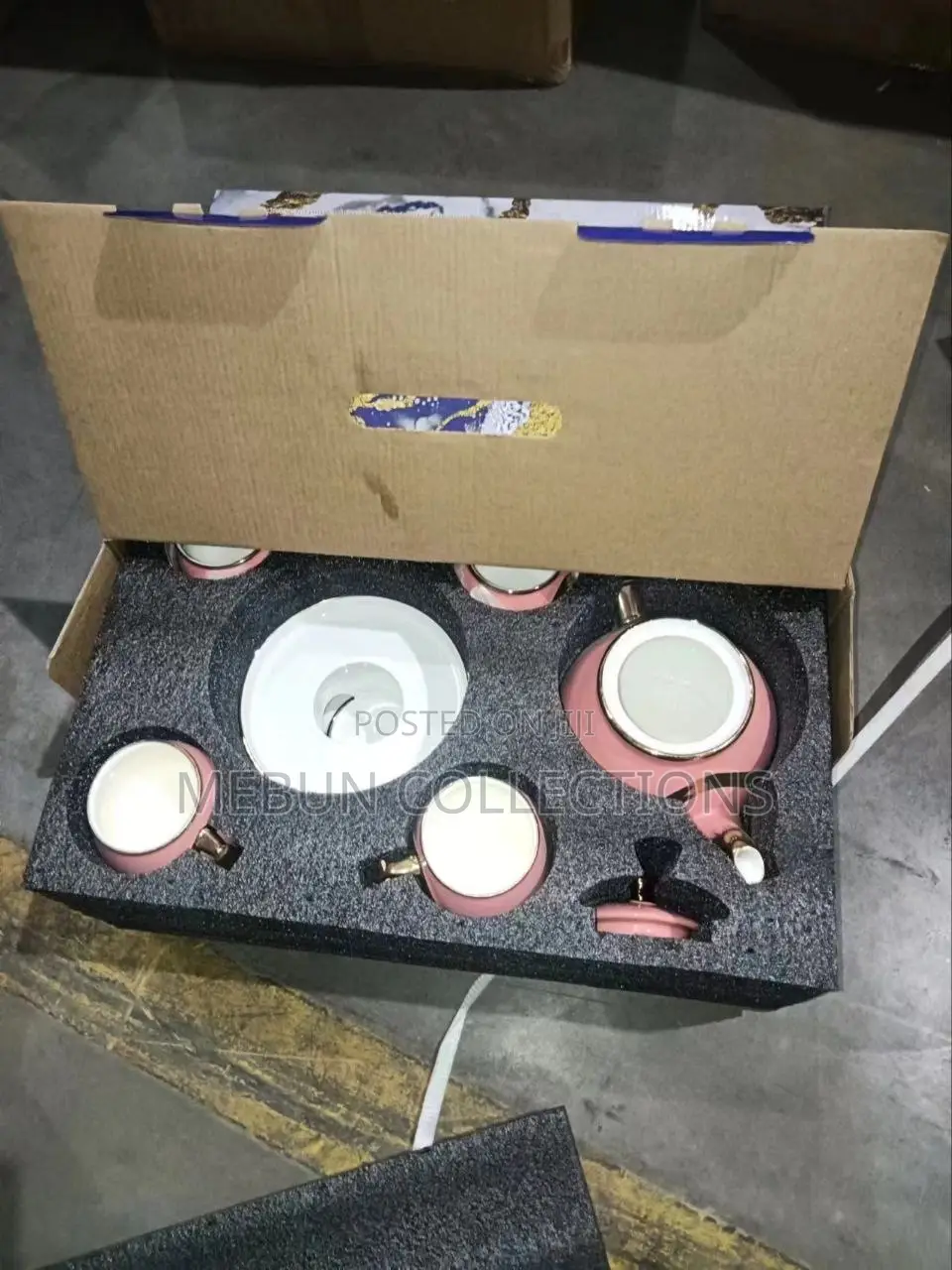 High Quality 6pcs Mug Set With Kettle and Tray