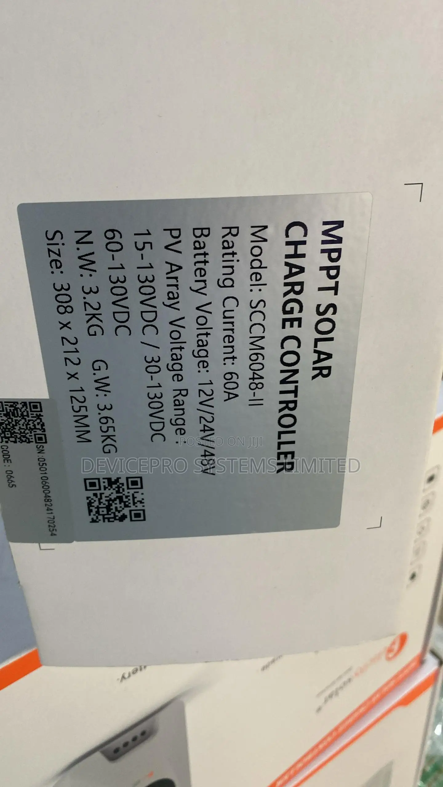 Felicity 60A 12v/24v/48v MPPT Charge Controller