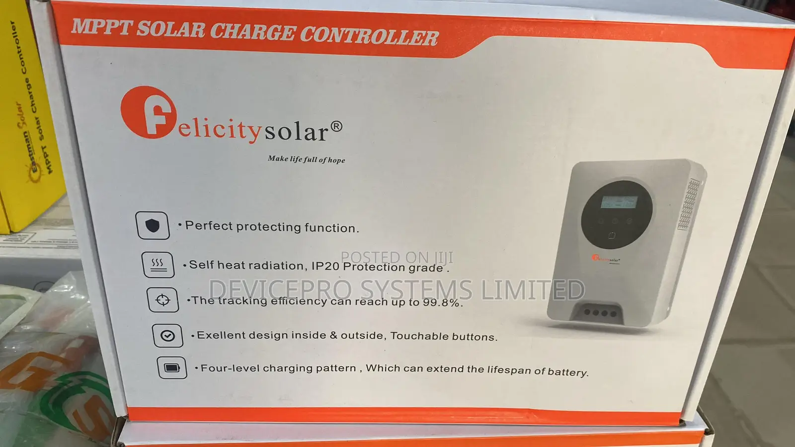 Felicity 60A 12v/24v/48v MPPT Charge Controller