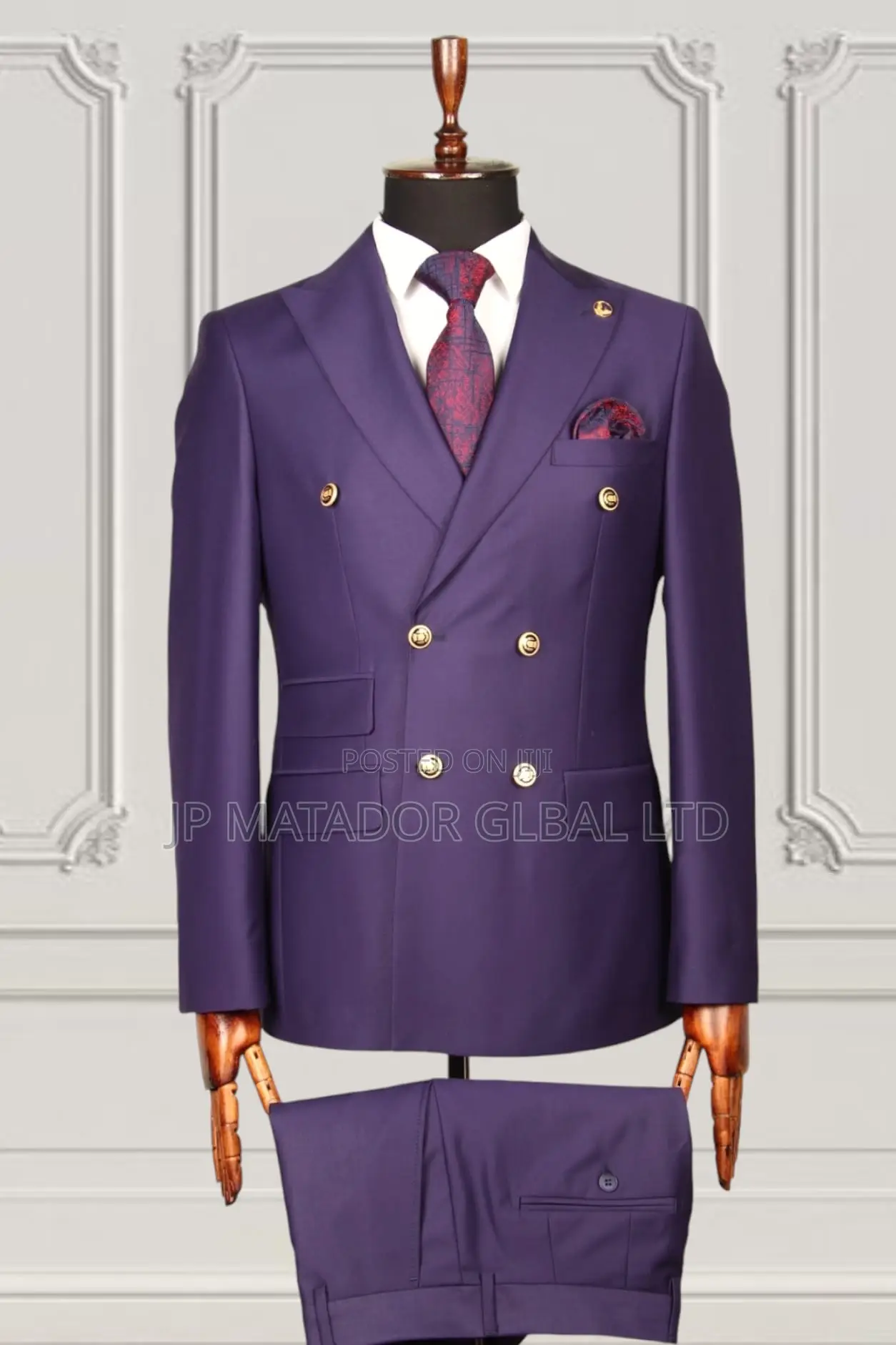 Italian Suits! Double Breasted Men Suits.