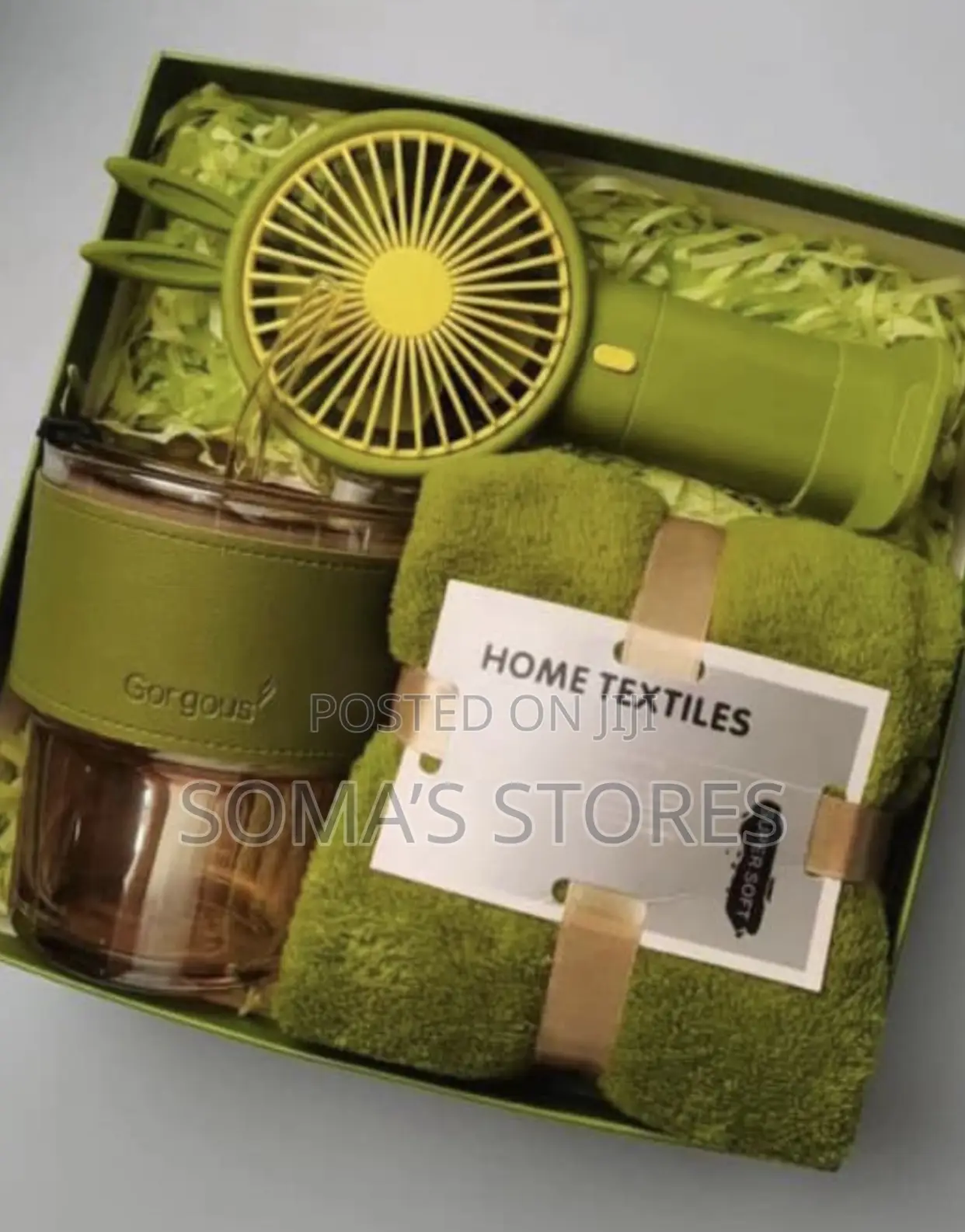 3 in 1 Gift Box(Mini Handy Fan,Towel and Cup)