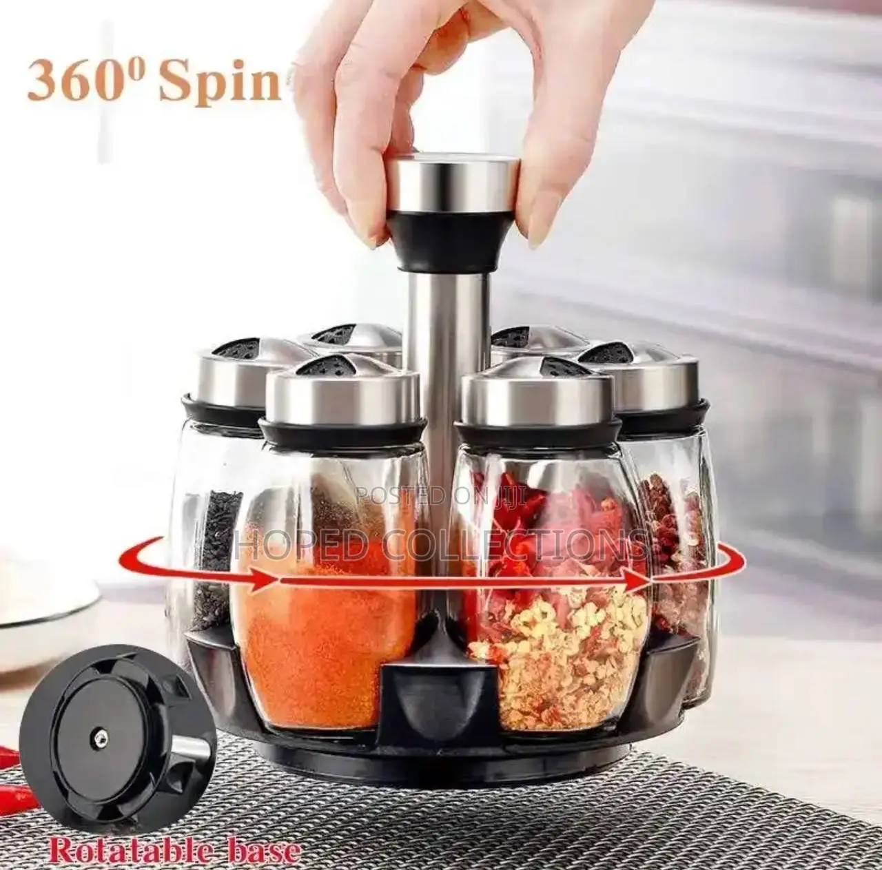 Glass Seasoning Jar