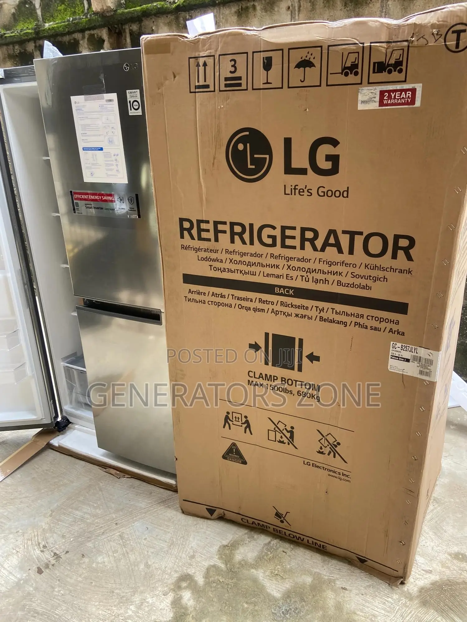 Large Cappacity LG Refrigerator {Gc-B257jlyl}