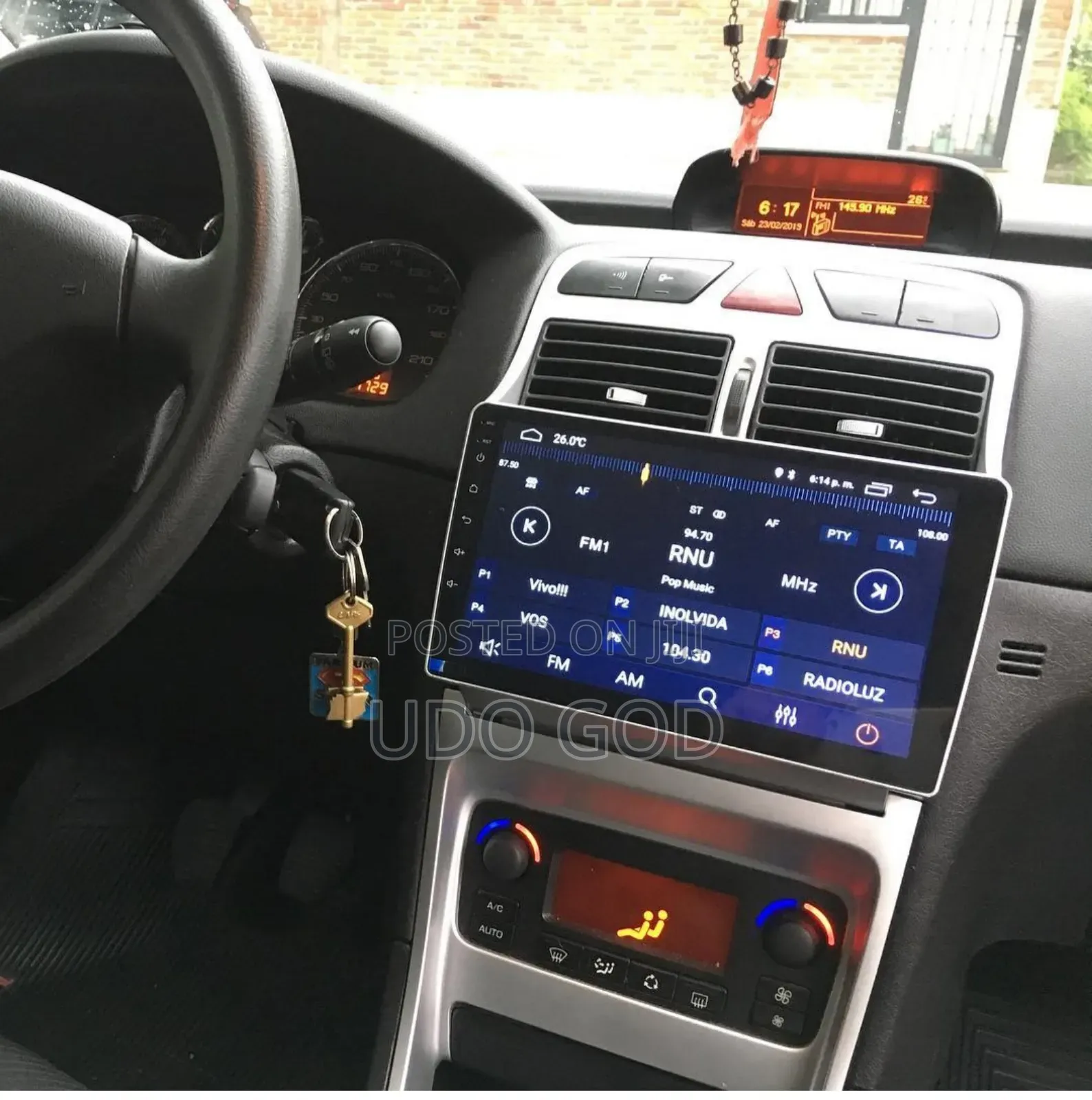 Peugeot 307 Android Screen
