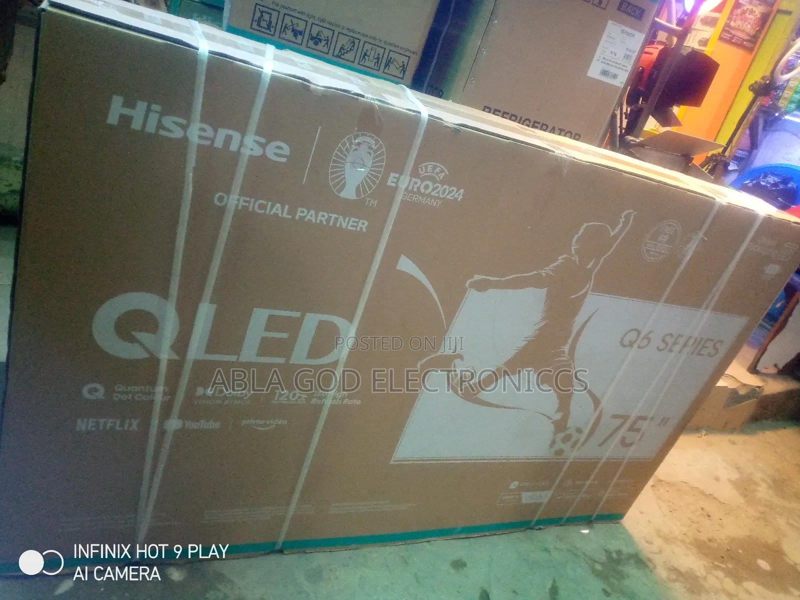 Hisense Smart TV 75e7kqtuk PRO Qled Netflix Tv.