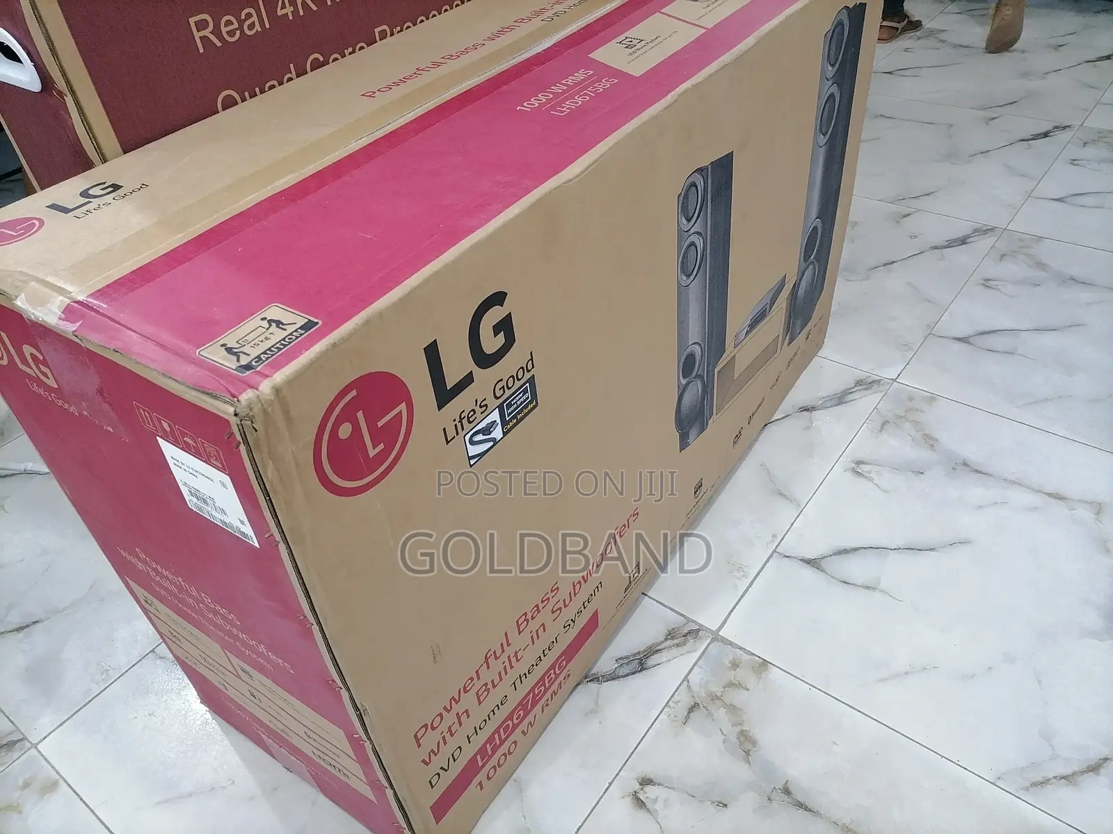 High Energy LG DVD Home Theater System Dual Sub-Woofer