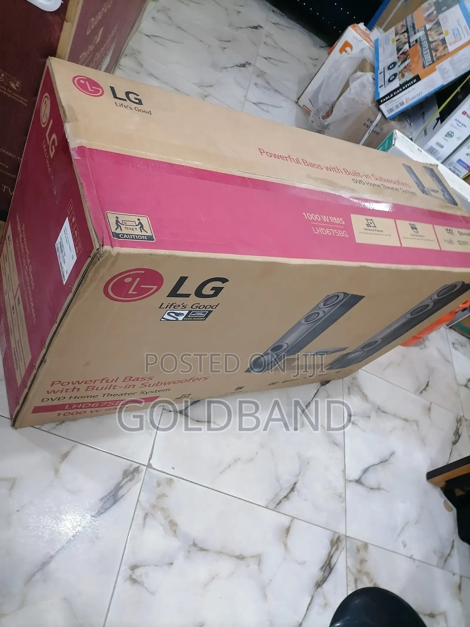 Audio Gear LG DVD Home Theater System Dual Sub-Woofer