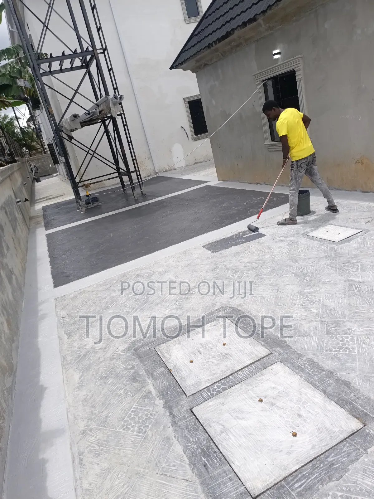 Stamping Floor in Compound or Compound Flooring