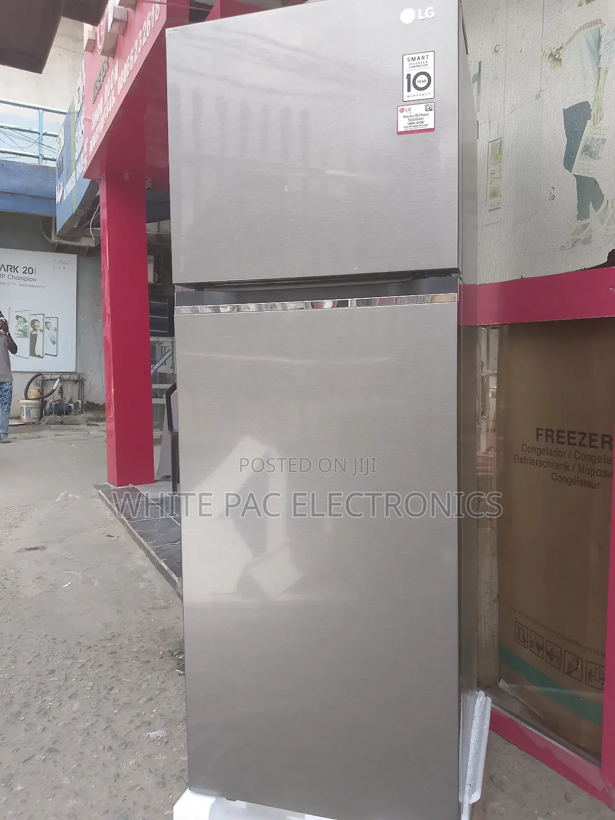 Original>Lg Inverter Fridge 293-l Double Door Extra Freezing > 2 Yrs