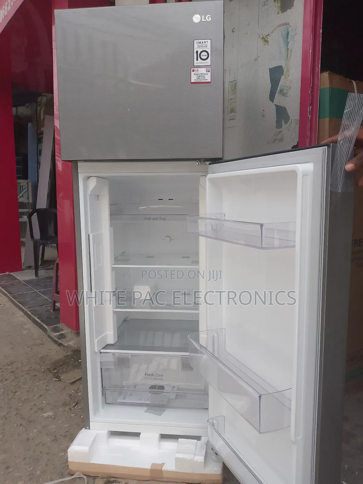 Original>Lg Inverter Fridge 293-l Double Door Extra Freezing > 2 Yrs