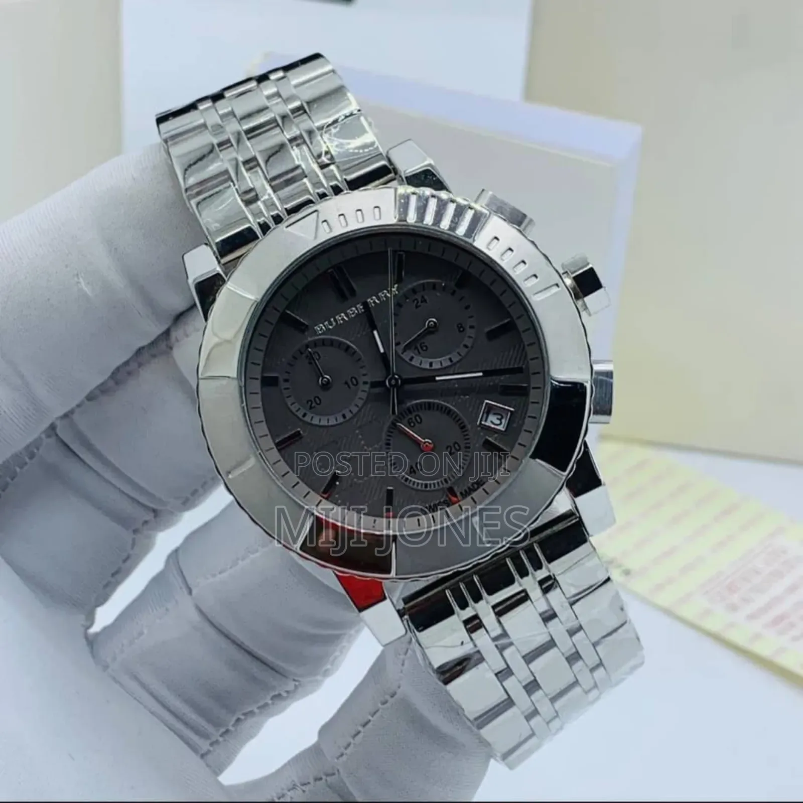 Burberry CHRONO Silver Watch