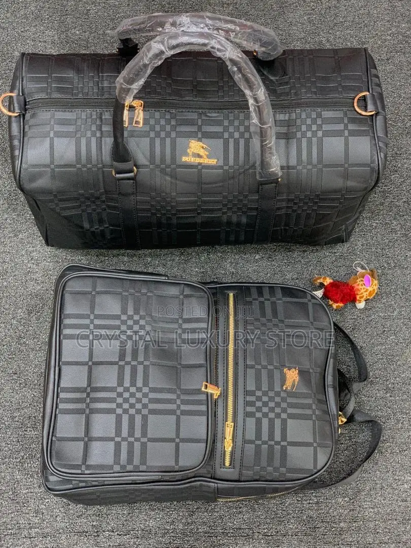 Top Quality Luxury Men Genuine Leather Duffle Bag